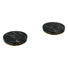 [48461000] Atrio Private Collection Vanilla Noir Caesarstone Handle Inserts (Pair) - VANILLA NOIR CAESARSTONE