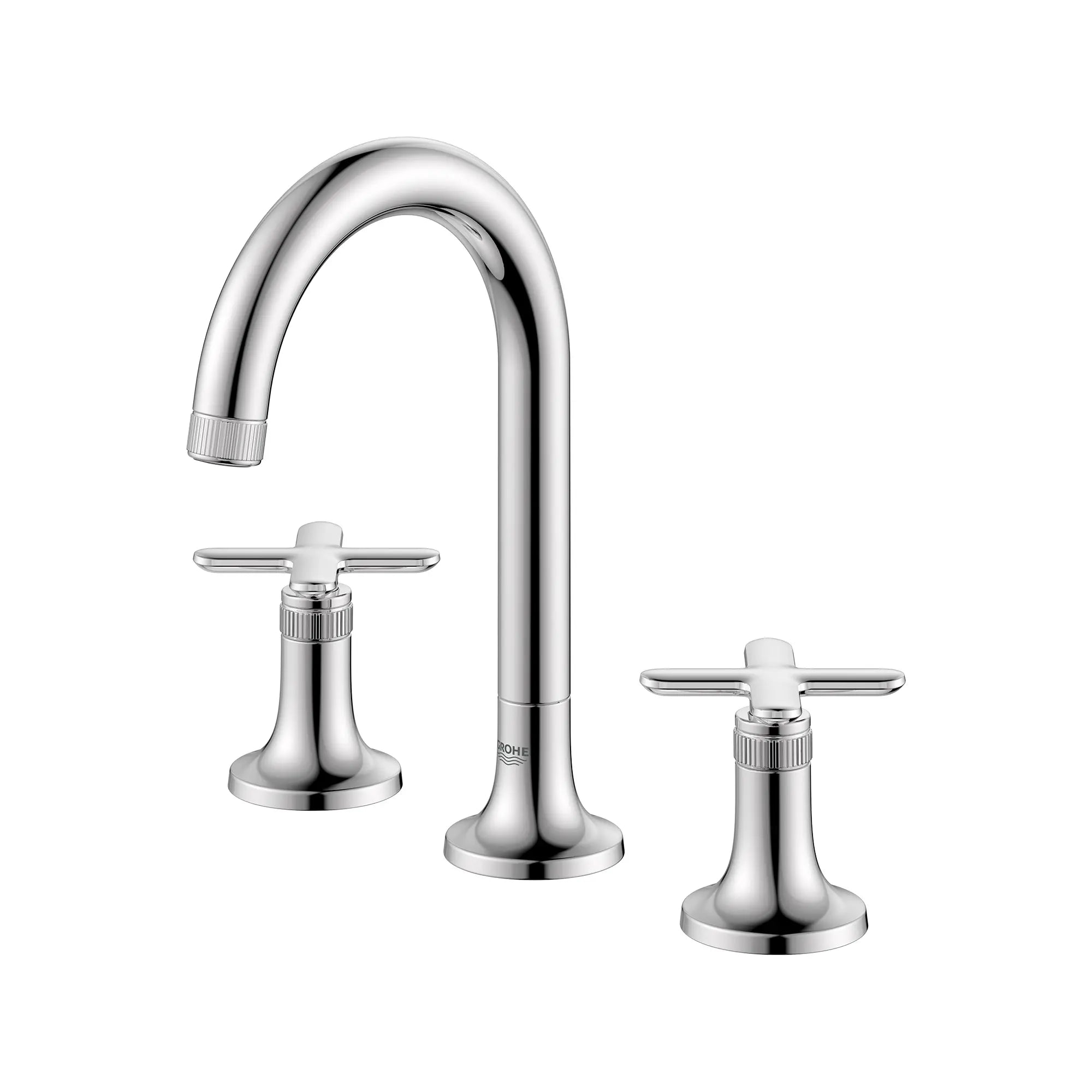 Listra Deck Mount Widespread Bathroom Faucet, 1.2gpm (4.5L/min) // GROHE STARLIGHT CHROME // 268314_Listra_SiloLeft_1062210000_1062380000_0001_SEPTEMBER2024_0_CDNwebp.webp