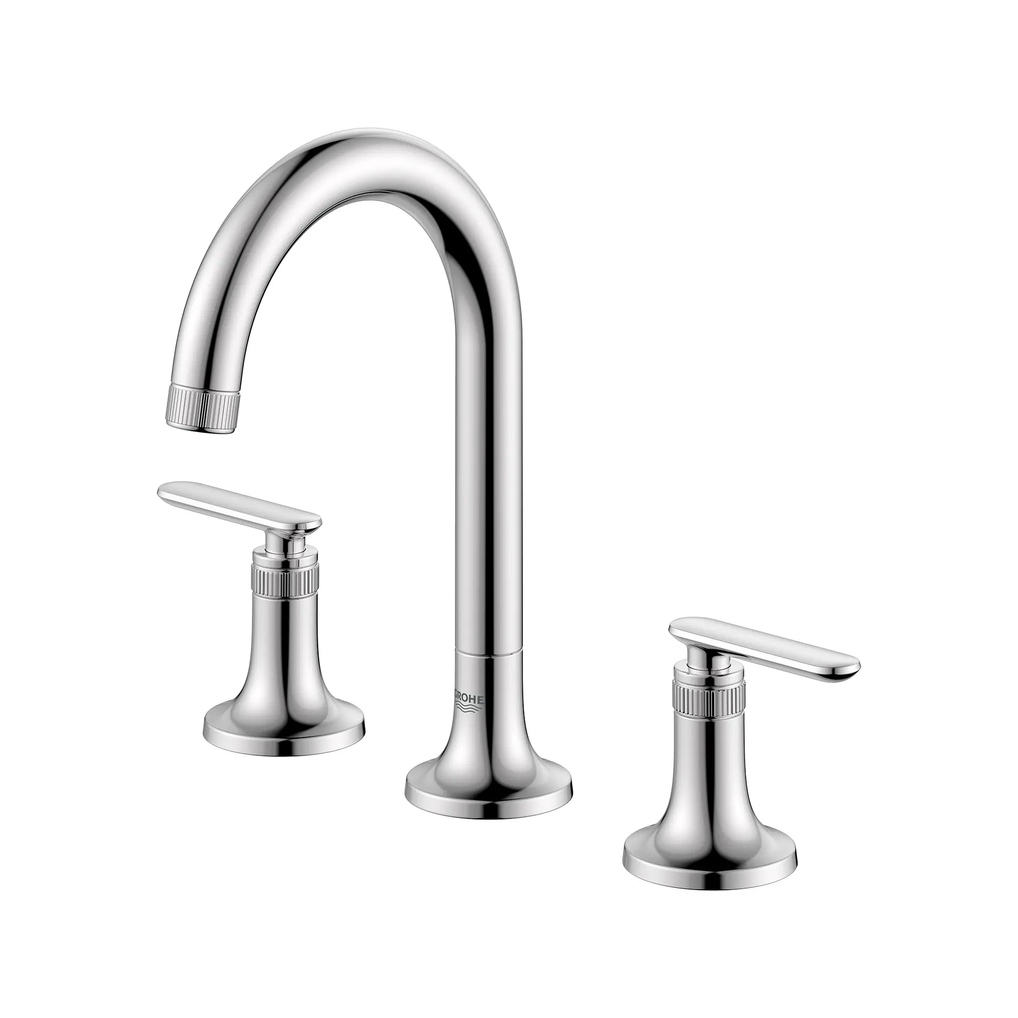 Listra Deck Mount Widespread Bathroom Faucet, 1.2gpm (4.5L/min) // GROHE STARLIGHT CHROME // 268315_Listra_SiloLeft_1062210000_1062570000_0001_SEPTEMBER2024_0_CDNwebp.webp