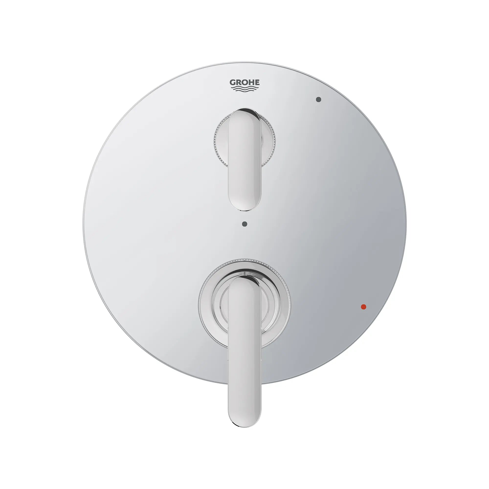 Listra 2-Handle Pressure Balance Valve Trim with 2-Way Diverter with Cartridge // GROHE STARLIGHT CHROME // 268379_Listra_SiloStraight_1061770000_0001_SEPTEMBER2024_0_CDNwebp.webp