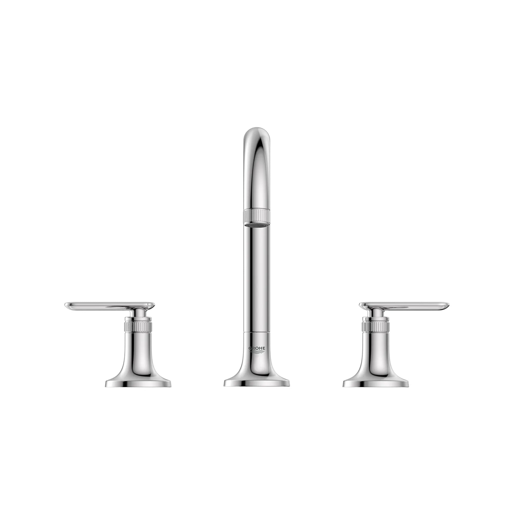 Listra Deck Mount Widespread Bathroom Faucet, 1.2gpm (4.5L/min) // GROHE STARLIGHT CHROME // 268388_Listra_SiloStraight_1062210000_1062570000_0001_SEPTEMBER2024_0_CDNwebp.webp