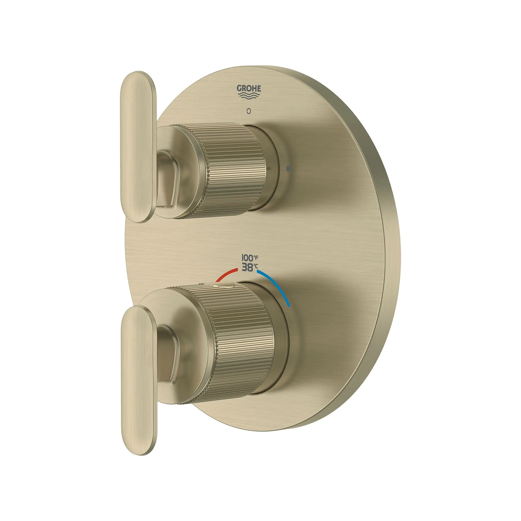 Listra Dual Function 2-Handle Thermostatic Valve Trim // BRUSHED NICKEL INFINITYFINISH // 268514_Listra_SiloLeft_106244EN00_0001_SEPTEMBER2024_0_CDNwebp.webp