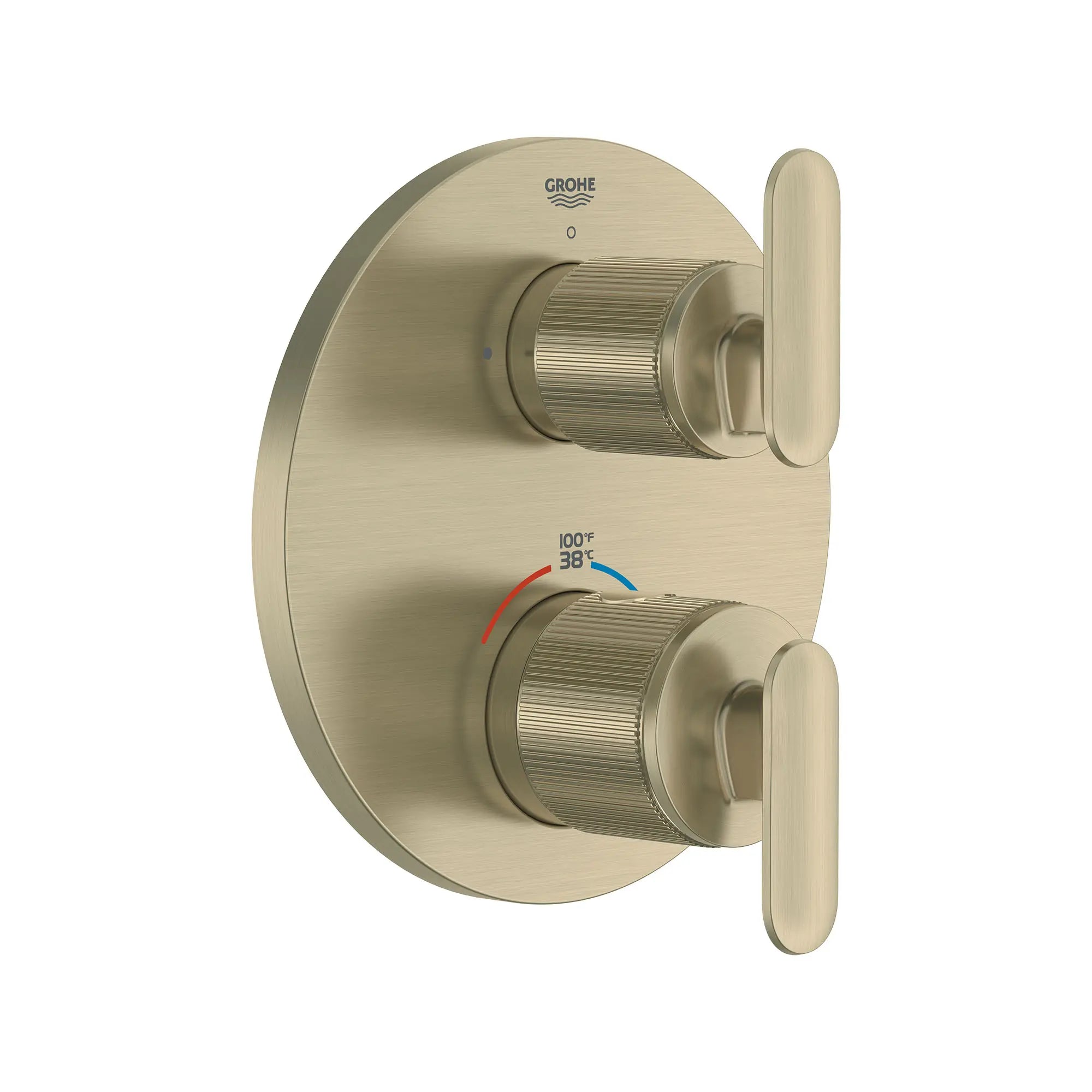 Listra Single Function 2-Handle Thermostatic Valve Trim // BRUSHED NICKEL INFINITYFINISH // 268535_Listra_SiloRight_106236EN00_0001_SEPTEMBER2024_0_CDNwebp.webp
