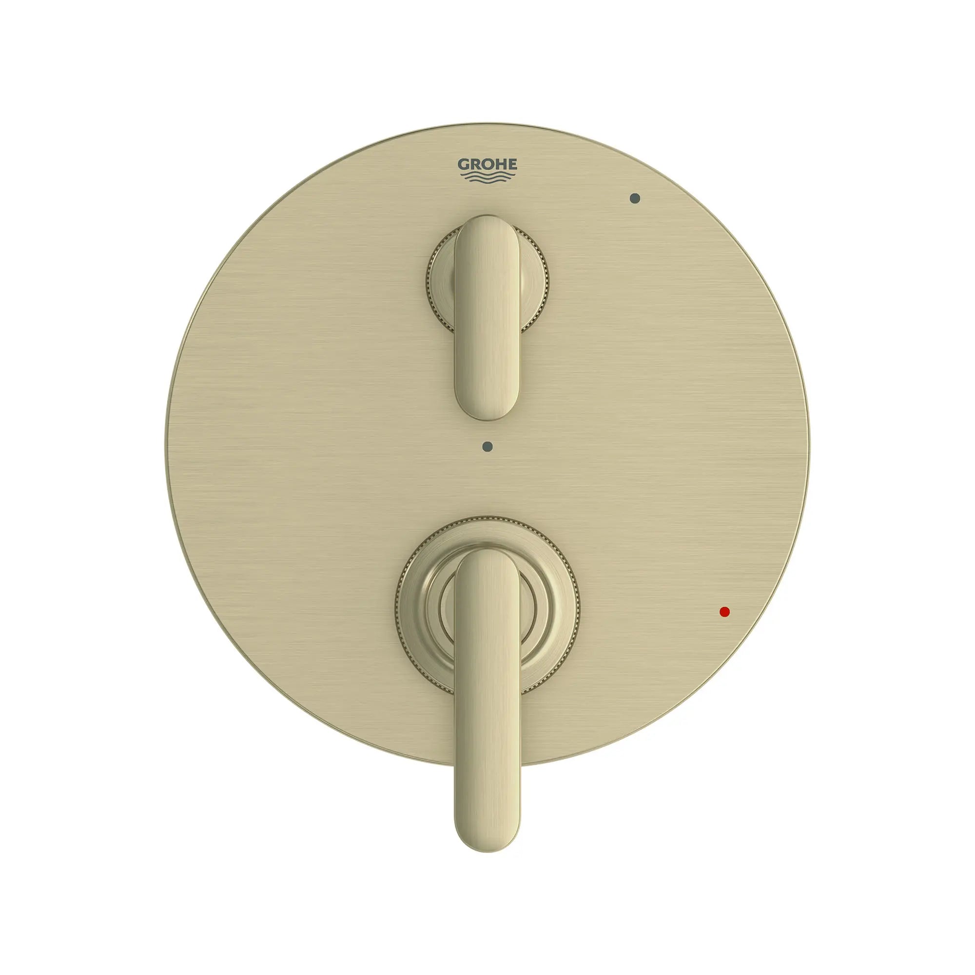 Listra 2-Handle Pressure Balance Valve Trim with 2-Way Diverter with Cartridge // BRUSHED NICKEL INFINITYFINISH // 268572_Listra_SiloStraight_106177EN00_0001_SEPTEMBER2024_0_CDNwebp.webp