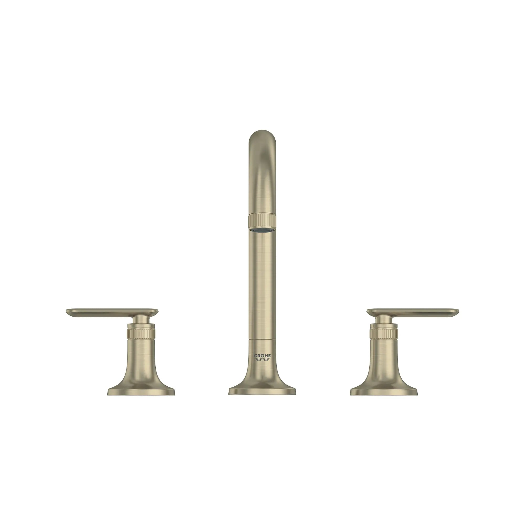 Listra Deck Mount Widespread Bathroom Faucet, 1.2gpm (4.5L/min) // BRUSHED NICKEL INFINITYFINISH // 268580_Listra_SiloStraight_106221EN00_106257EN00_0001_SEPTEMBER2024_0_CDNwebp.webp