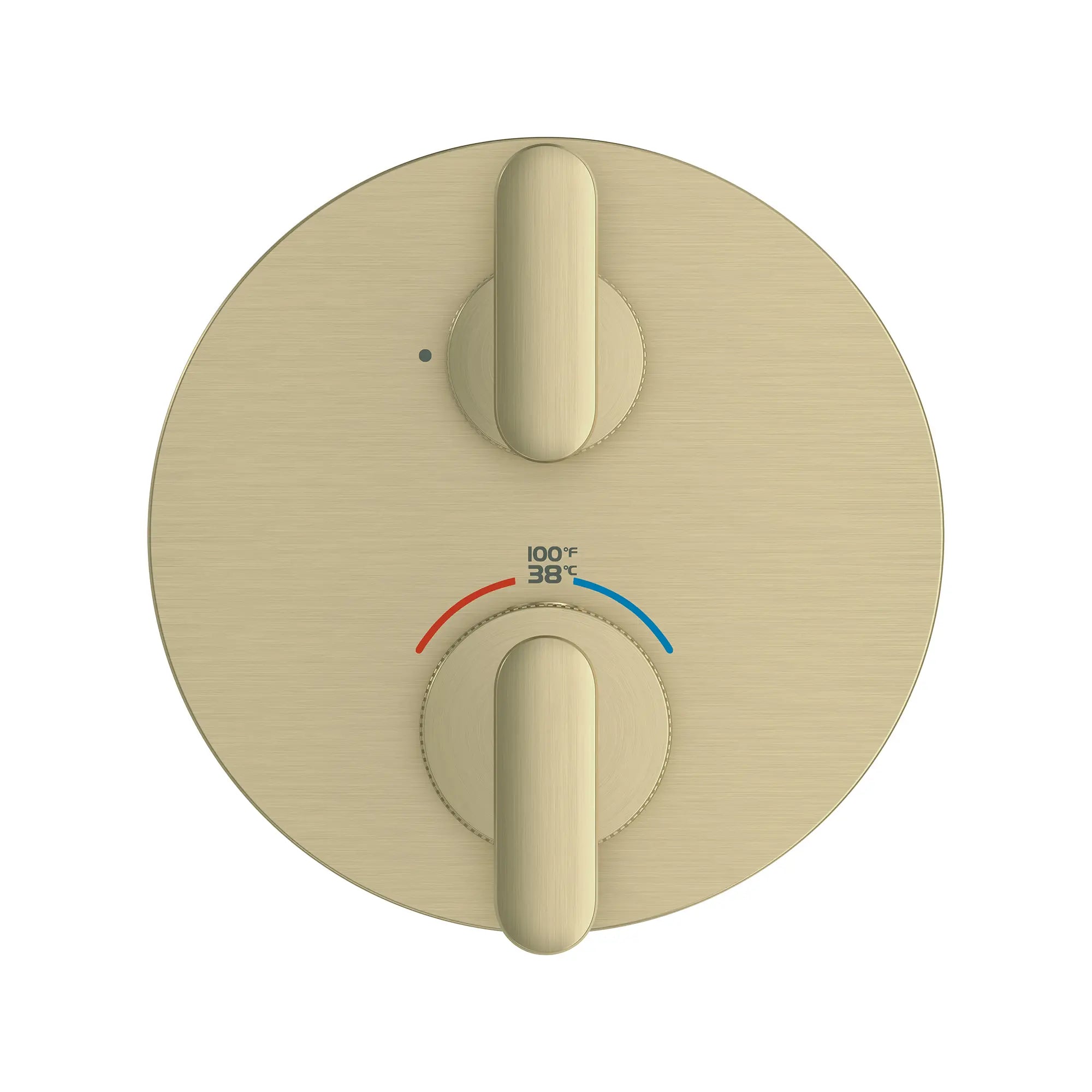 Listra Single Function 2-Handle Thermostatic Valve Trim // BRUSHED NICKEL INFINITYFINISH // 268583_Listra_SiloStraight_106236EN00_0001_SEPTEMBER2024_0_CDNwebp.webp