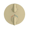[106244EN00] Listra Dual Function 2-Handle Thermostatic Valve Trim - Brushed Cool Sunrise