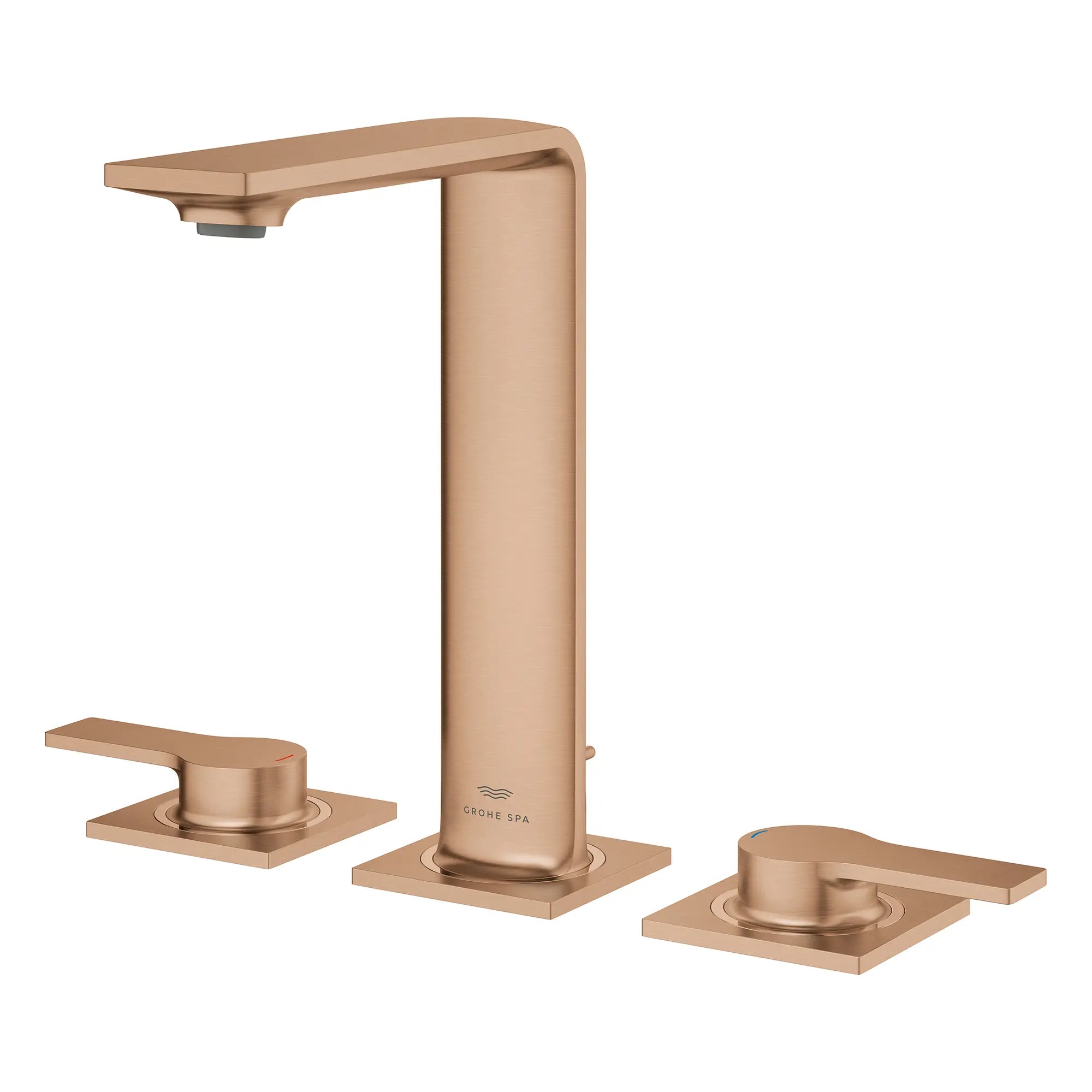 Allure 8-inch Widespread 2-Handle M-Size Bathroom Faucet, 1.2 GPM (4.5 L/min) // BRUSHED WARM SUNSET // 269142_Allure_SiloLeft_20584DL1_0001_August2025_0_CDNwebp.webp