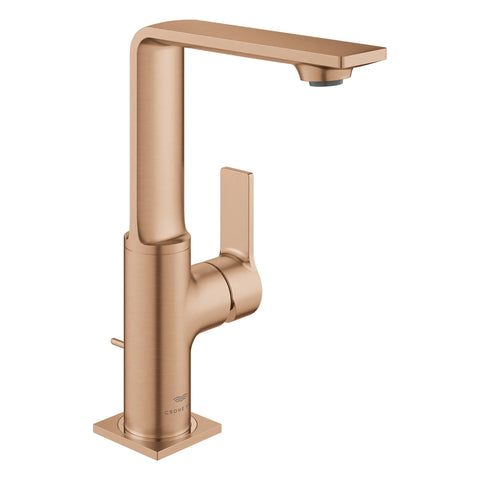 Allure Single-Hole Single-Handle L-Size Bathroom Faucet, 1.2 GPM (4.5 L/min) - Brushed Warm Sunset