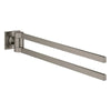 [40342AL1] Allure 24" Double Towel Bar - Brushed Hard Graphite