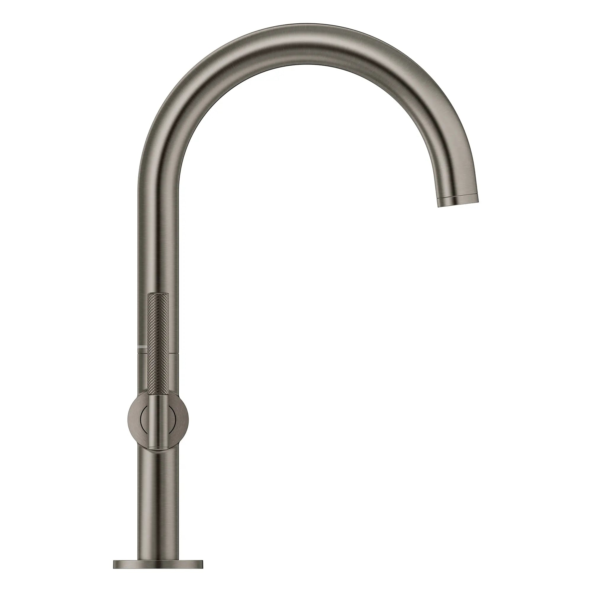 Atrio Single Hole Two-Handle L-Size Bathroom Faucet without Handles, 1.2 GPM (4.5 L/min) // BRUSHED HARD GRAPHITE // 269186_Atrio_PC_SiloSide_21146AL00_48646AL0_August2025_0_CDNwebp.webp
