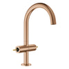 [21146DL0] Atrio Single Hole Two-Handle L-Size Bathroom Faucet without Handles, 1.2 GPM (4.5 L/min) - Brushed Hard Graphite