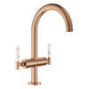 [21146DL0] Atrio Single Hole Two-Handle L-Size Bathroom Faucet without Handles, 1.2 GPM (4.5 L/min) - Brushed Hard Graphite