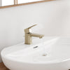 [101897EN00] Robinet de salle de bain à orifice et manette uniques Cubeo, taille TP, 4,5 l/min (1,2 gal/min) - Aube fraîche brossé