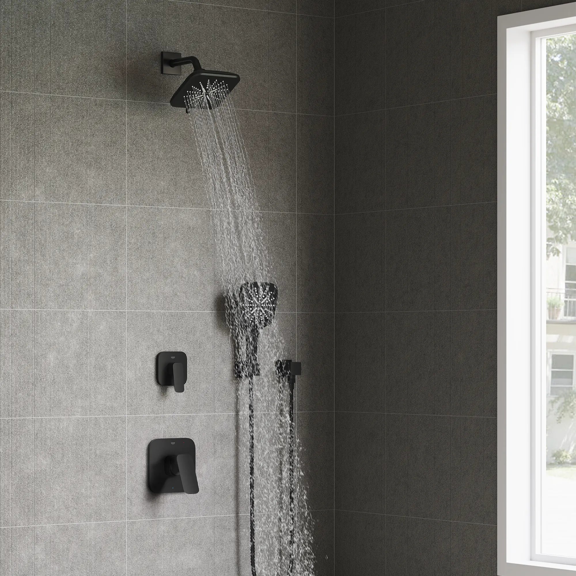 Cubeo 2-Way Diverter Trim // MATTE BLACK // 271050_Cubeo_EnvironmentCloseUp_1019292430_0001_SEPTEMBER2025_0_CDNwebp.webp