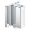 [1050960000] Rainshower Aqua Dual Spray Stick Handshower w/Magnetic Holder 1.75 GPM (6.6 L/min) - GROHE StarLight Chrome
