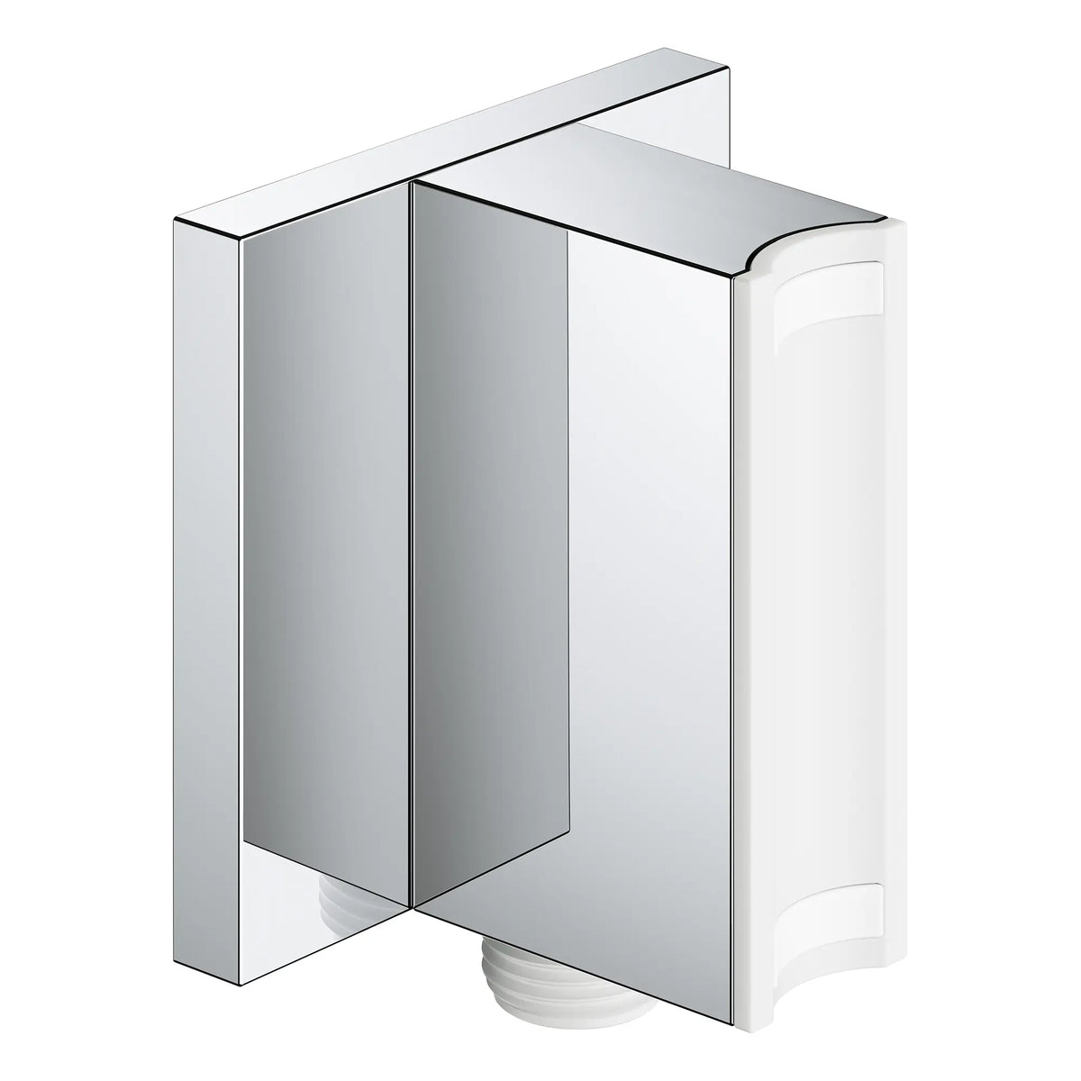 Rainshower Aqua Dual Spray Stick Handshower w/Magnetic Holder 1.75 GPM (6.6 L/min) // GROHE STARLIGHT CHROME // 271487_Aqua_Tile_SiloRight_1050960000_0002_October2025_0_CDNwebp.webp