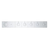 [1071780000] Grohtherm Aqua Tiles 5 Outlet Thermostatic Trim - Brushed Nickel InfinityFinish
