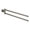 [40888AL0] Atrio 18-1/2" Double Towel Rail - Hard Graphite