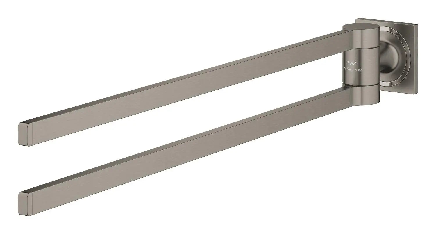 Allure 24" Double Towel Bar // BRUSHED HARD GRAPHITE // 271937_ZZF_40342AL1_005_01_0_CDNwebp.webp