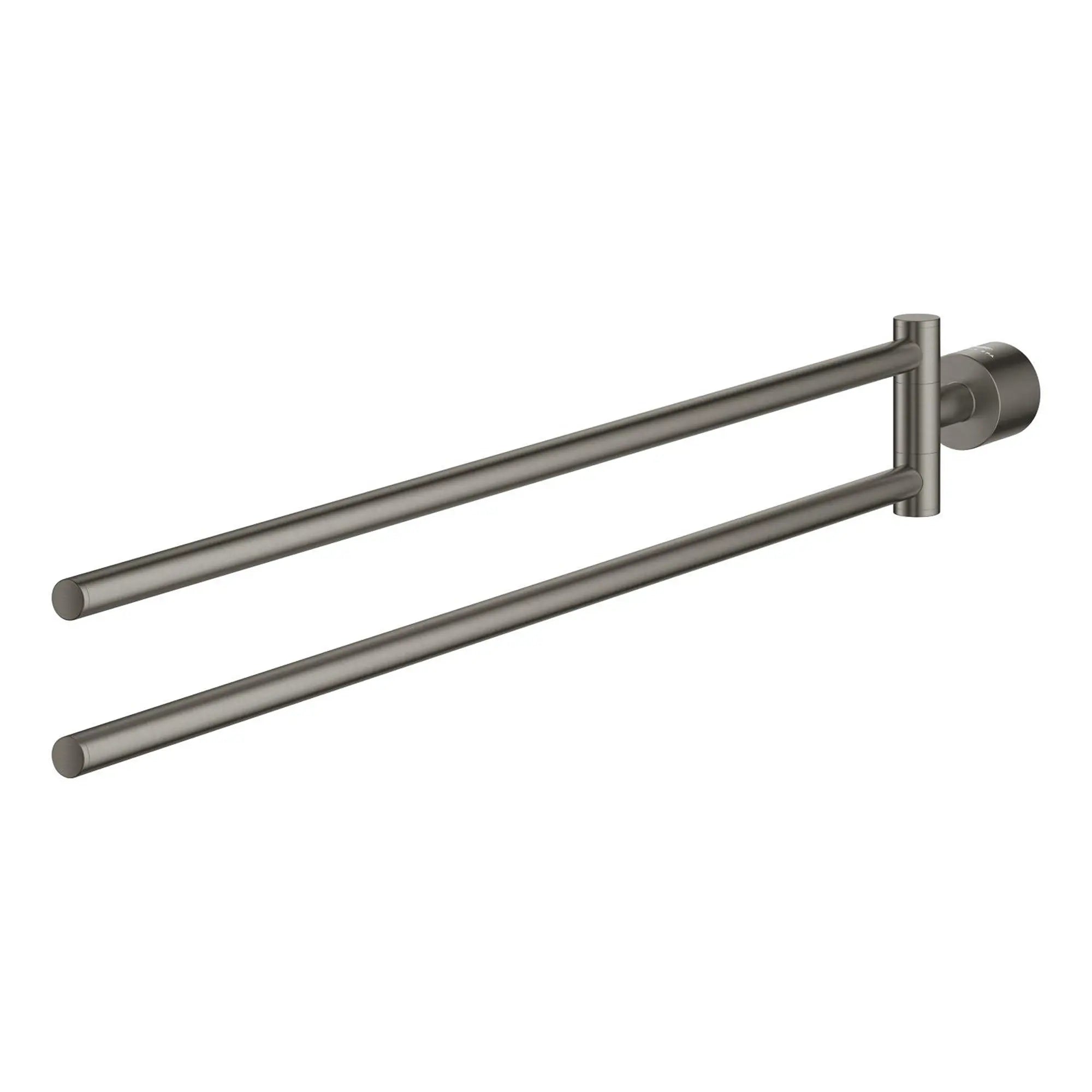 Atrio 18-1/2" Double Towel Rail // BRUSHED HARD GRAPHITE // 271957_ZZF_40888AL0_005_01_1_CDNwebp.webp