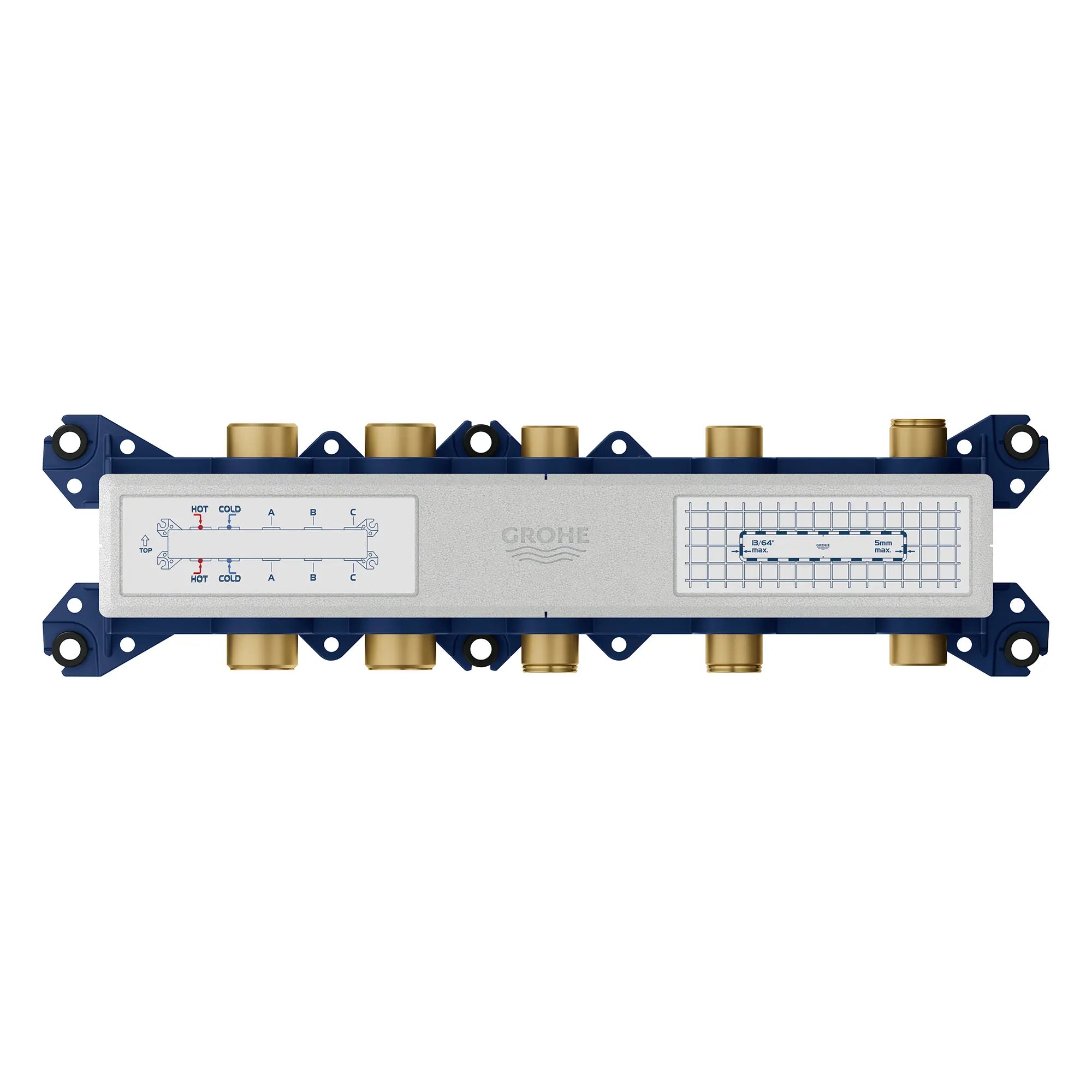 Grohtherm Aqua Tiles 3 Outlet Thermostatic Valve // NO FINISH // 272184_Aqua_Tile_SiloFront_1071790000_0001_0_CDNwebp.webp