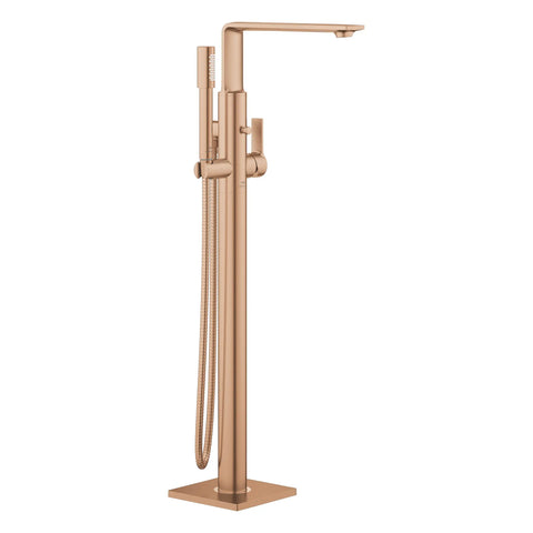 Allure Single-Handle Freestanding Tub Faucet with 1.75 GPM (6.6 L/min) Hand Shower - Brushed Warm Sunset
