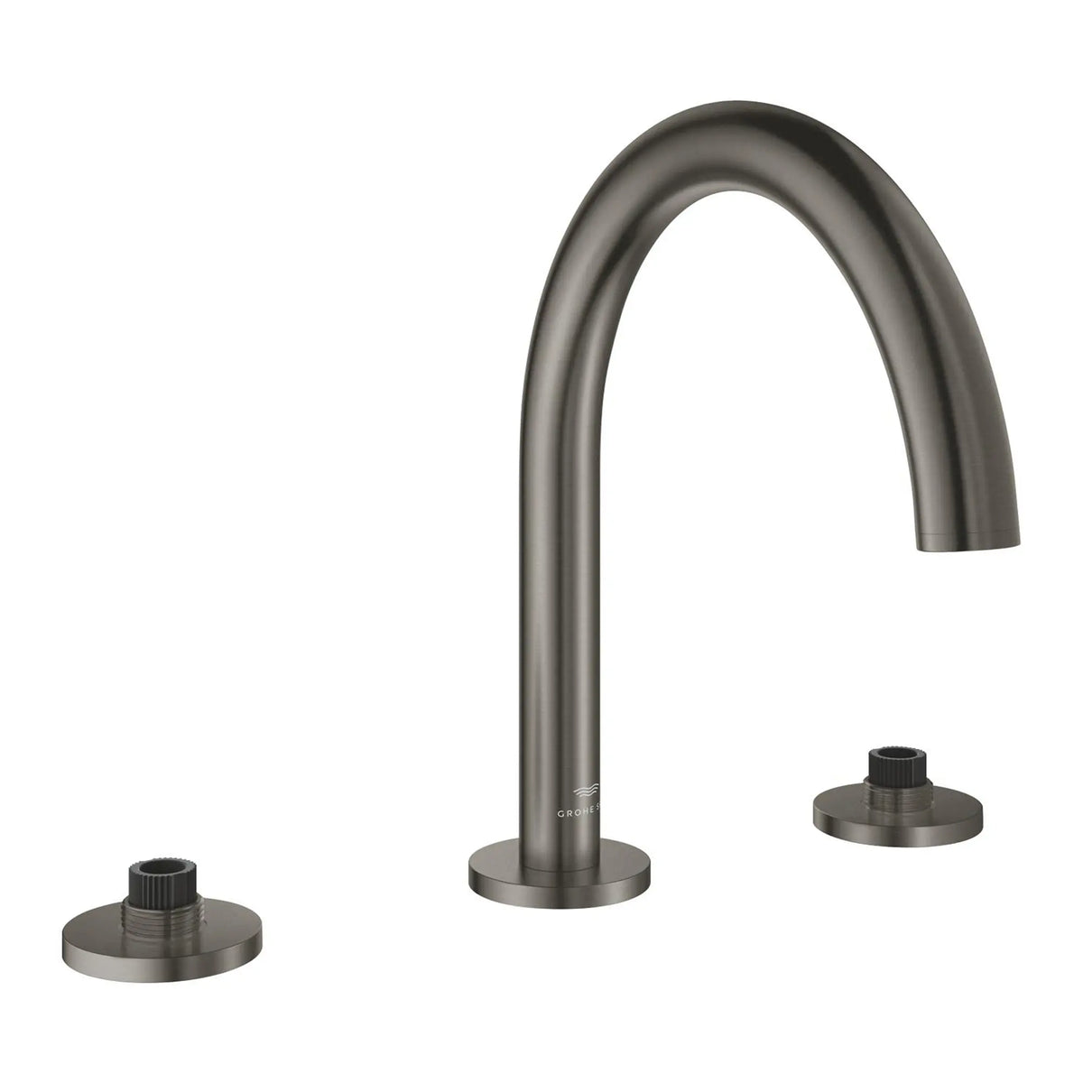 Atrio 3-Hole 2-Handle Deck Mount Roman Tub Faucet without Handles // BRUSHED HARD GRAPHITE // 272718_Atrio_SiloRight_25273AL0_1_CDNwebp.webp