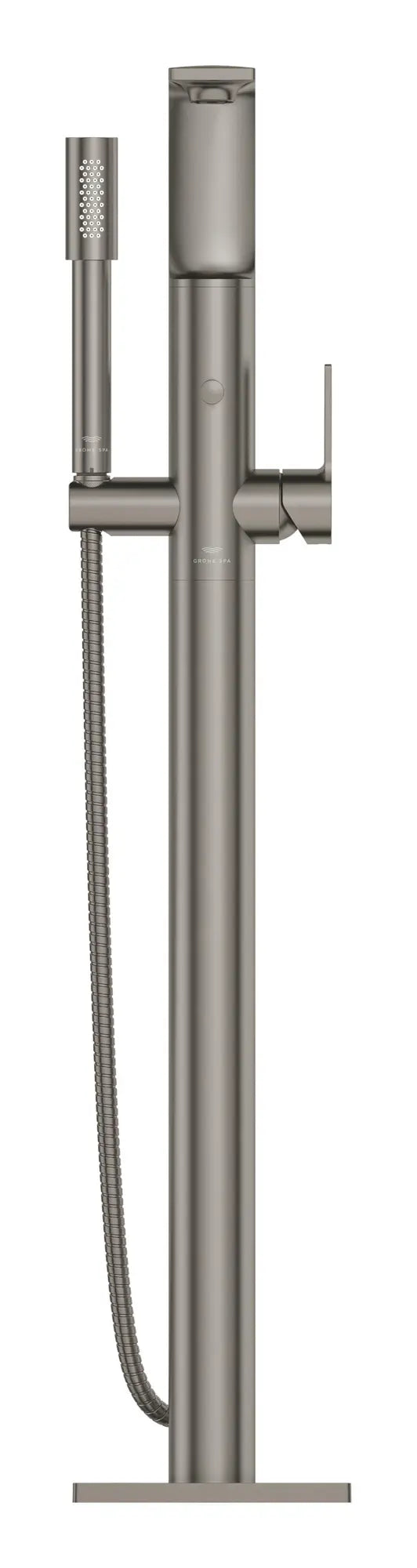 Allure Single-Handle Freestanding Tub Faucet with 1.75 GPM (6.6 L/min) Hand Shower // BRUSHED HARD GRAPHITE // 272933_ZZF_25222AL1_004_01_0_CDNwebp.webp