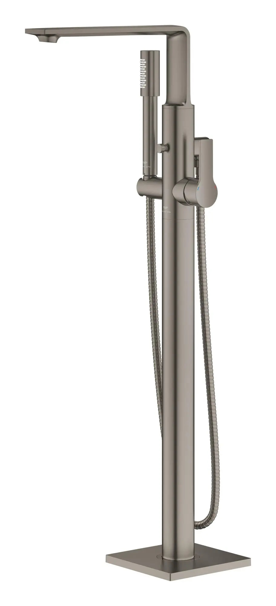 Allure Single-Handle Freestanding Tub Faucet with 1.75 GPM (6.6 L/min) Hand Shower // BRUSHED HARD GRAPHITE // 272936_Allure_SiloLeft_25222AL1_005_01_0_CDNwebp.webp