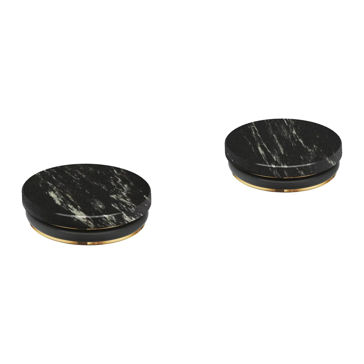 Atrio Private Collection Vanilla Noir Caesarstone Handle Inserts (Pair) // GROHE STARLIGHT CHROME // 273389_48457000_1_CDNwebp.webp