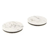 [48462000] Atrio Private Collection White Attica Caesarstone Handle Inserts for Roman Tub Faucets (Pair) - GROHE StarLight Chrome
