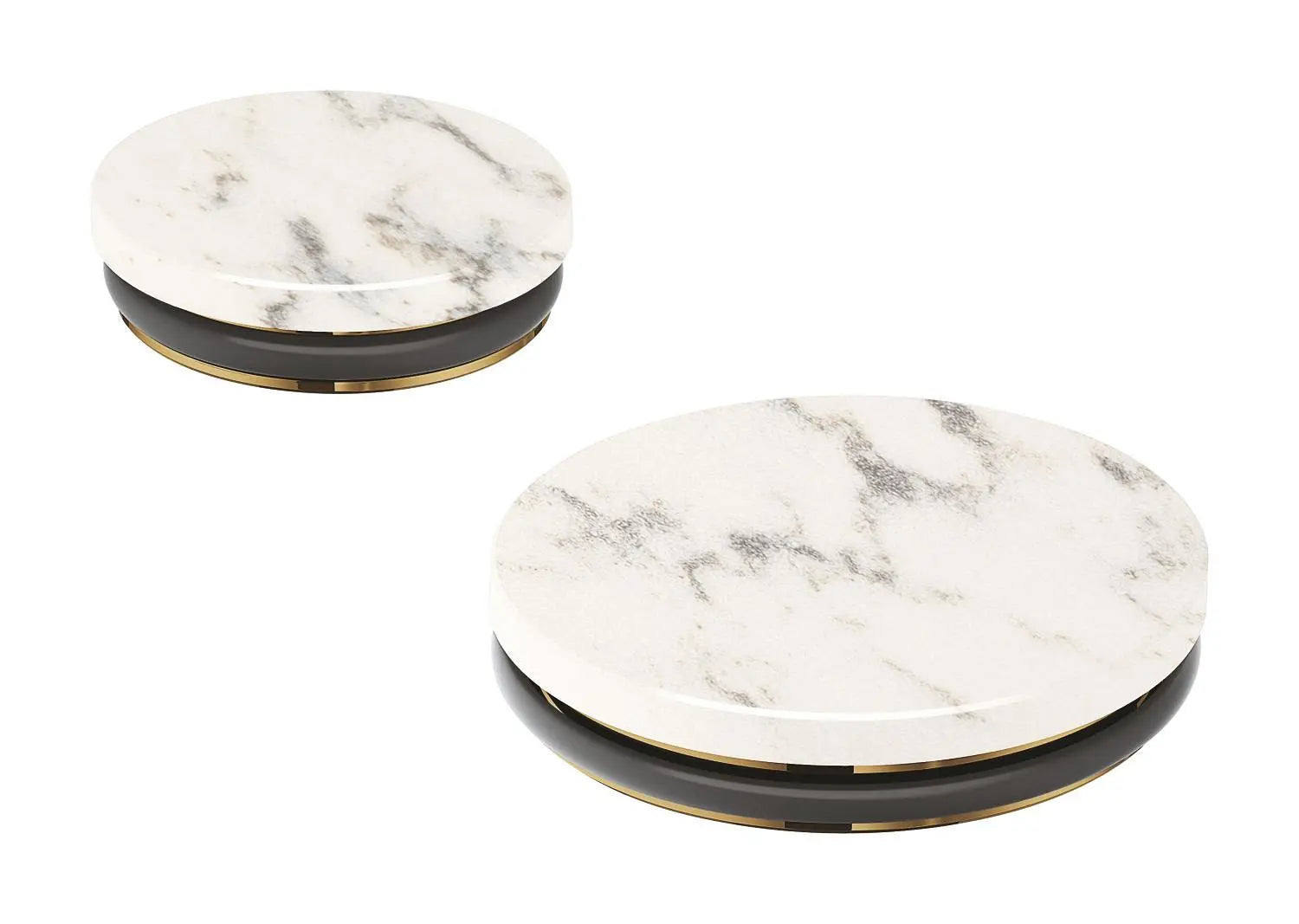 Atrio Private Collection White Attica Caesarstone Stick Handles for 2-Handle Thermostatic Trim (Pair) // WHITE ATTICA CAESARSTONE // 273542_48466000_0_CDNwebp.webp