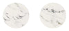 [48462000] Atrio Private Collection White Attica Caesarstone Handle Inserts for Roman Tub Faucets (Pair) - WHITE ATTICA CAESARSTONE