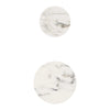 [48466000] Manettes levier en Caesarstone blanc pour les garnitures thermostatiques à deux manettes (paire) - Chrome StarLight GROHE