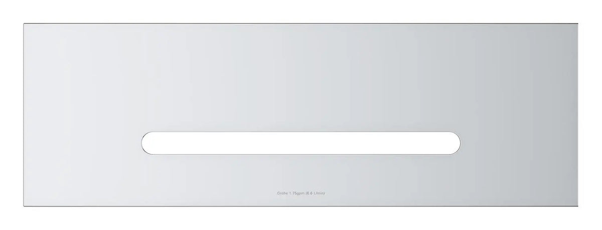 Rainshower Aqua Tiles Cascade Trim Plate 1.75 GPM (6.6 L/min) // GROHE STARLIGHT CHROME // 273908_ZZF_1050930000_004_01_0_CDNwebp.webp