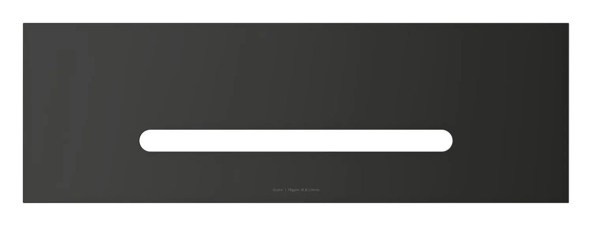 Rainshower Aqua Tiles Cascade Trim Plate 1.75 GPM (6.6 L/min) // MATTE BLACK // 273911_ZZF_1050932430_004_01_0_CDNwebp.webp