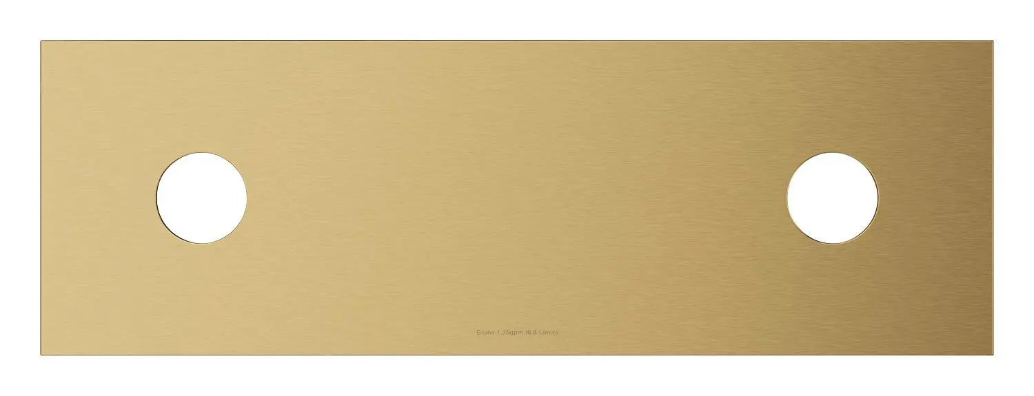 Rainshower Aqua Tiles Mist Trim Plate 0.4 GPM (1.5L/min) // BRUSHED COOL SUNRISE // 274004_ZZF_105095GN00_004_01_0_CDNwebp.webp