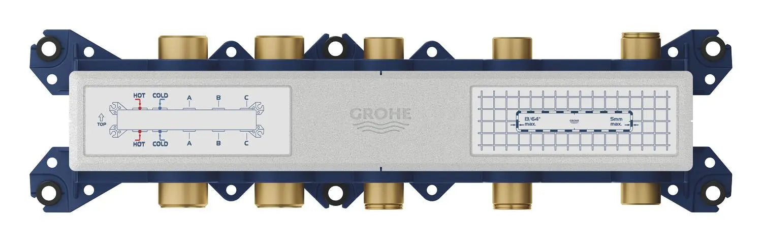 Grohtherm Aqua Tiles 3 Outlet Thermostatic Valve // NO FINISH // 274282_ZZF_1071790000_004_01_0_CDNwebp.webp