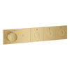[107176GN00] Grohtherm Aqua Tiles 3 Outlet Thermostatic Trim - Brushed Warm Sunset