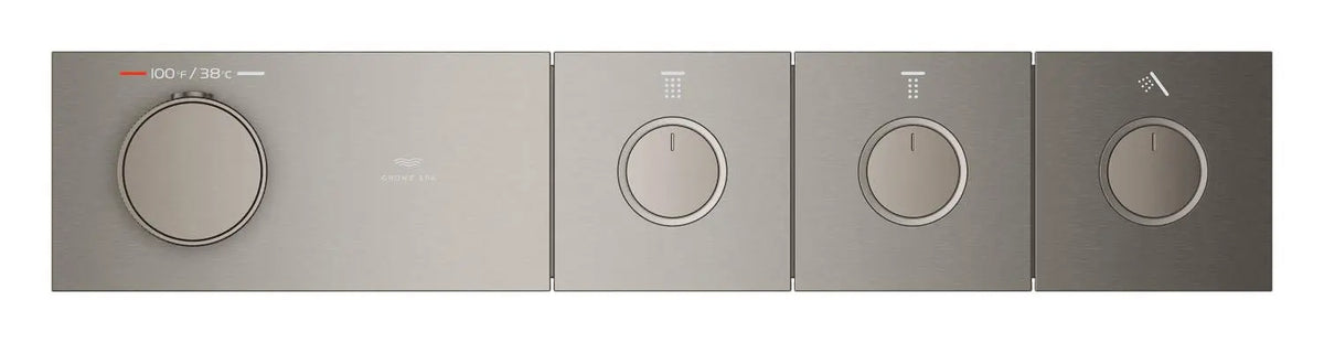 Grohtherm Aqua Tiles 3 Outlet Thermostatic Trim // BRUSHED HARD GRAPHITE // 274334_ZZF_107176AL00_004_01_0_CDNwebp.webp
