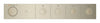 [107177EN00] Grohtherm Aqua Tiles 4 Outlet Thermostatic Trim - Brushed Cool Sunrise