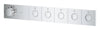 [1071780000] Grohtherm Aqua Tiles 5 Outlet Thermostatic Trim - Brushed Nickel InfinityFinish