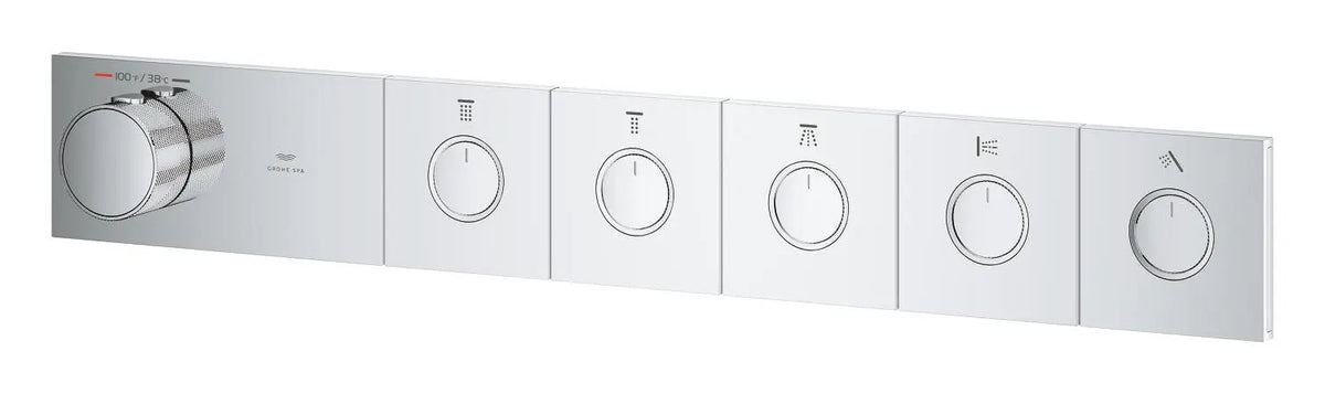 Grohtherm Aqua Tiles 5 Outlet Thermostatic Trim // GROHE STARLIGHT CHROME // 274446_ZZF_1071780000_005_01_0_CDNwebp.webp