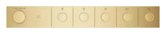 [107178GN00] Grohtherm Aqua Tiles 5 Outlet Thermostatic Trim - Brushed Cool Sunrise