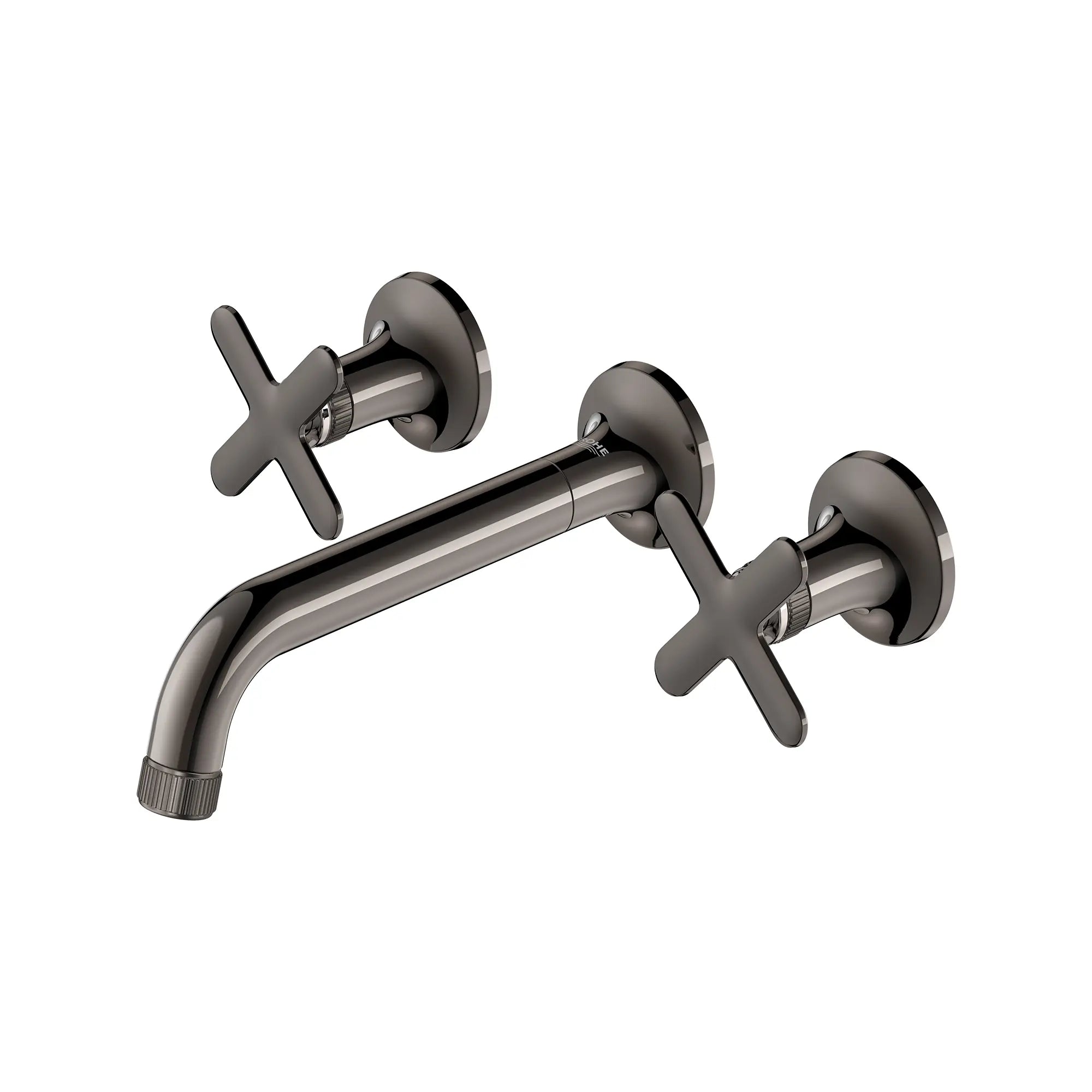 Listra Wall Mount Widespread Bathroom Faucet, 1.2gpm (4.5L/min) // HARD GRAPHITE // 275186_Listra_SiloLeft_106216A000_106238A000_0001_SEPTEMBER2024_0_CDNwebp.webp