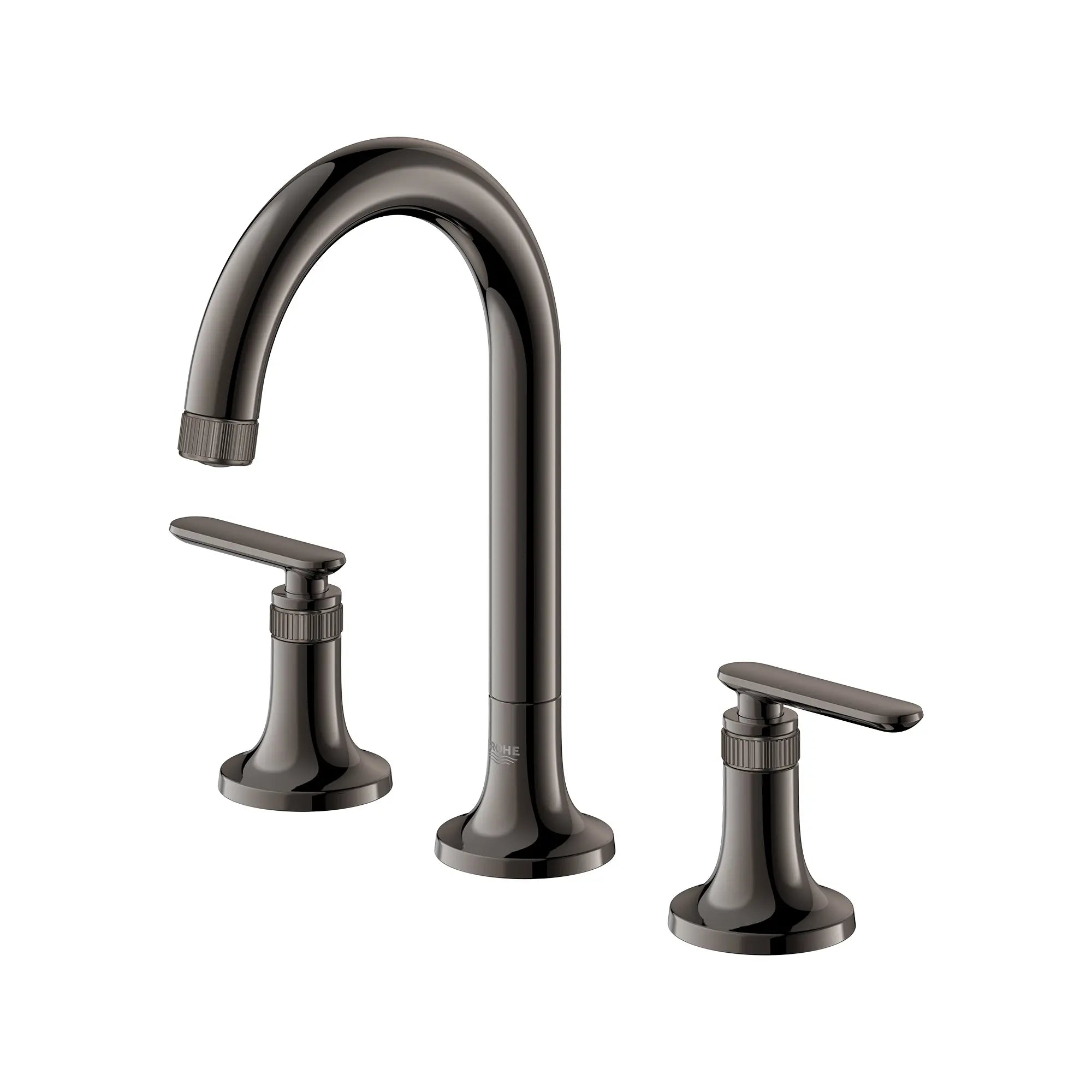 Listra Deck Mount Widespread Bathroom Faucet, 1.2gpm (4.5L/min) // HARD GRAPHITE // 275188_Listra_SiloLeft_106221A000_106257A000_0001_SEPTEMBER2024_0_CDNwebp.webp
