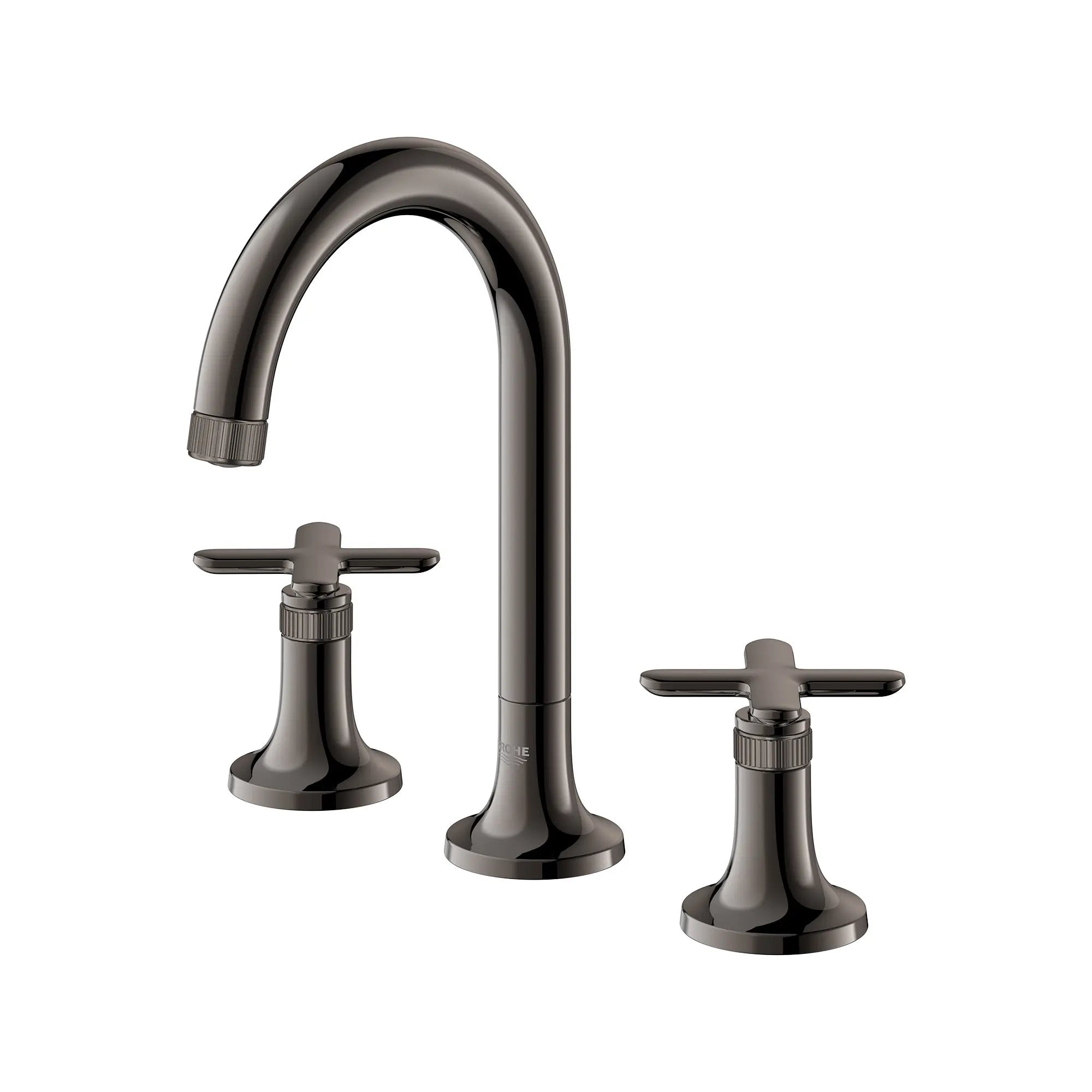 Listra Deck Mount Widespread Bathroom Faucet, 1.2gpm (4.5L/min) // HARD GRAPHITE // 275189_Listra_SiloLeft_106221A000_106238A000_0001_SEPTEMBER2024_0_CDNwebp.webp