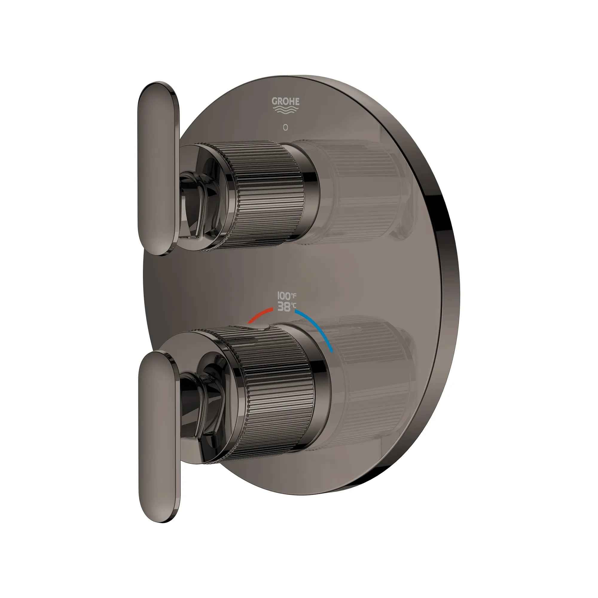 Listra Single Function 2-Handle Thermostatic Valve Trim // HARD GRAPHITE // 275190_Listra_SiloLeft_106236A000_0001_SEPTEMBER2024_0_CDNwebp.webp
