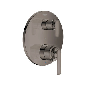 [106177A000] Listra 2-Handle Pressure Balance Valve Trim with 2-Way Diverter with Cartridge - Brushed Cool Sunrise